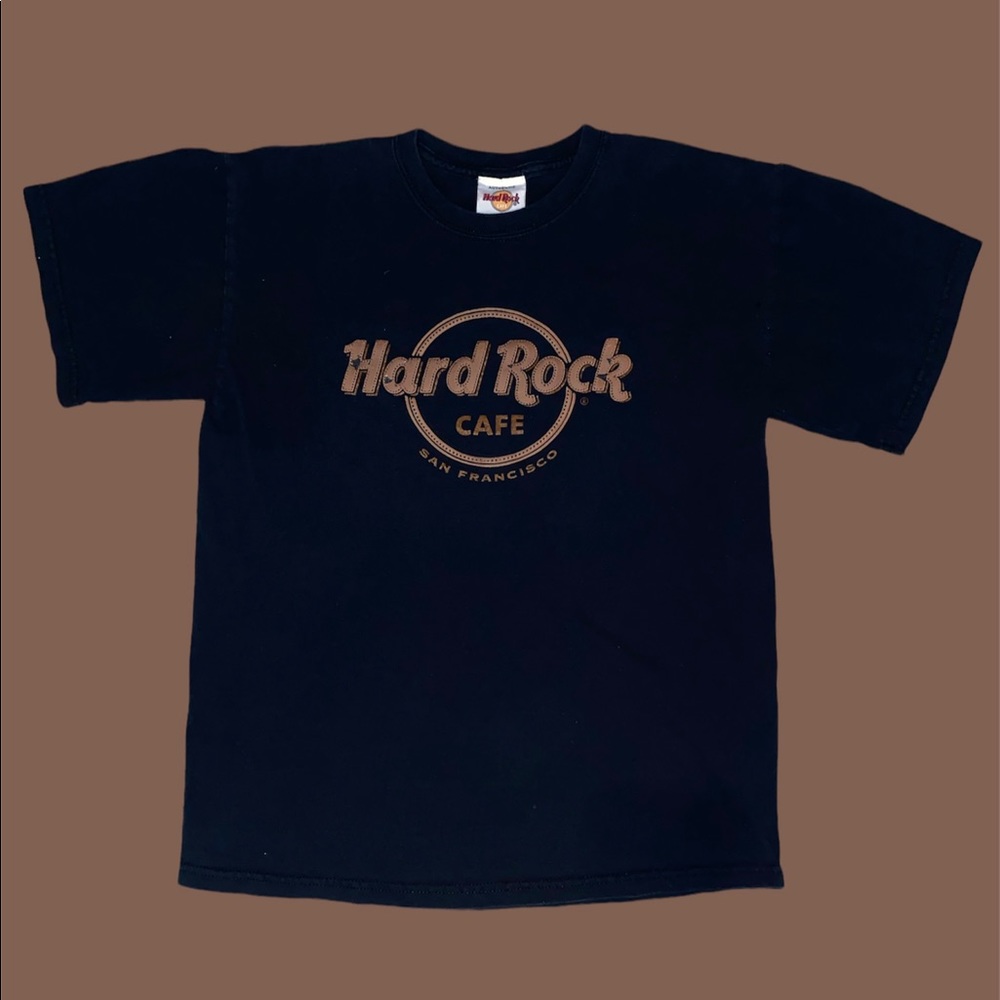 Hard Rock Cafe San Francisco vintage puff print shirt